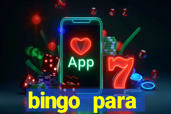 bingo para despedida de solteira para imprimir